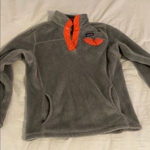 Kids Patagonia Girls Snap-T Fleece Pullover